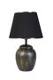 Opviq Lámpara de mesa YL255 Negro y Dorado